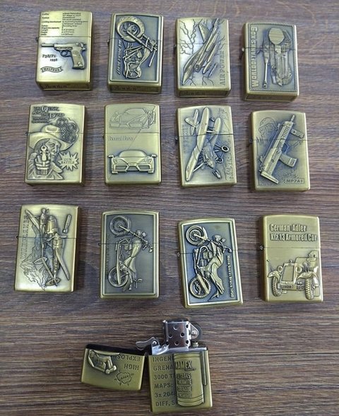 Isqueiro tipo zippo diversos