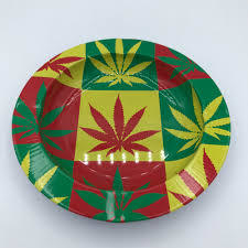 Cinzeiro Metal Folhas