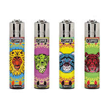 Isqueiro Clipper Animais Recarregável