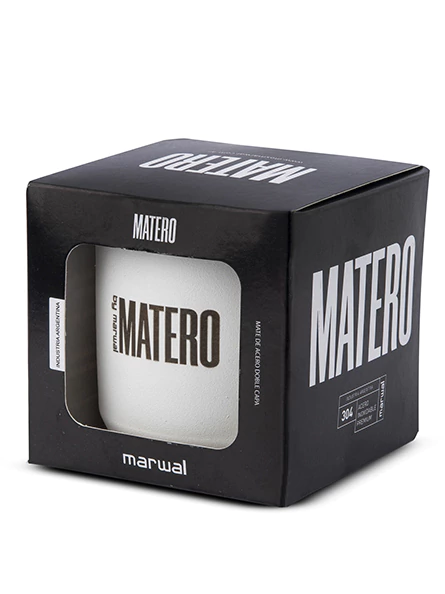 MATE ACERO MATERO BLANCO - comprar online