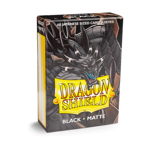 Dragon Shield - Matte Small Sleeves - Black x60