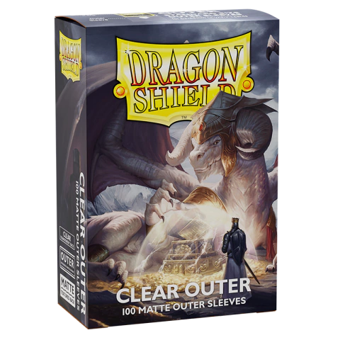 Dragon Shield - Outer Sleeves - Clear Matte x100