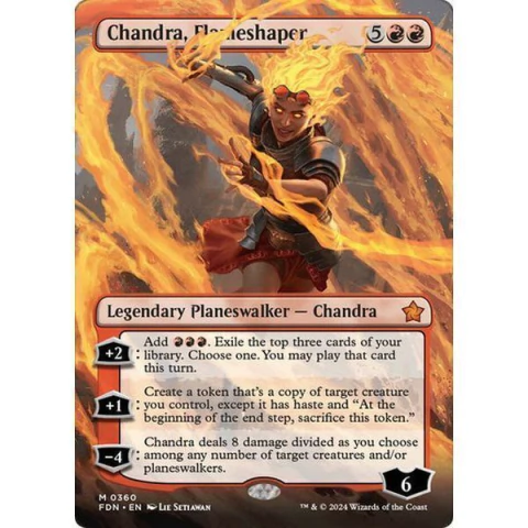 Chandra, Flameshaper (Borderless) (#360) - comprar online