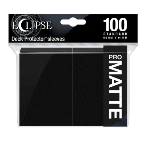 Ultra Pro - Eclipse Matte Sleeves - Jet Black x100