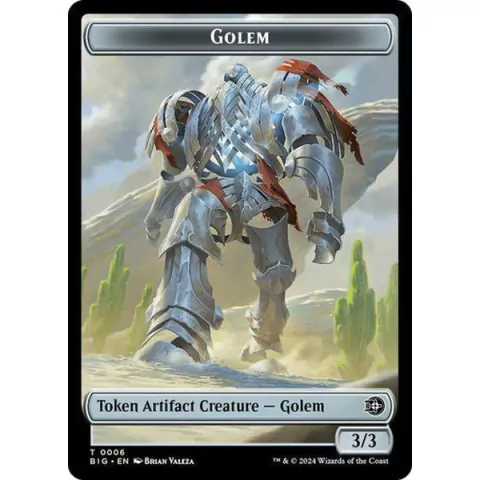 Golem Token // Plot