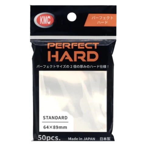 KMC - Perfect Size Sleeves Hard - Clear x50