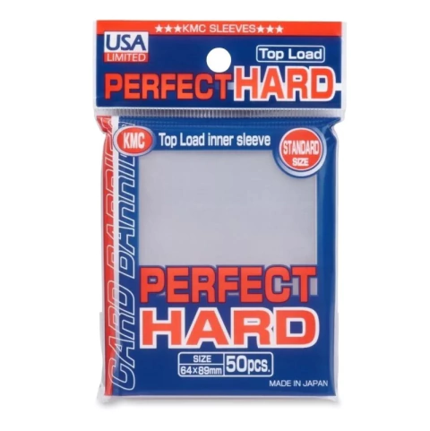 KMC - Perfect Size Sleeves Hard - Clear x50