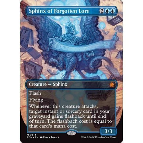Sphinx of Forgotten Lore (Borderless) (#314) - comprar online
