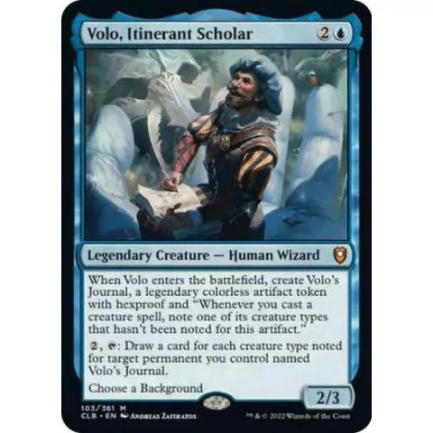 Volo, Itinerant Scholar