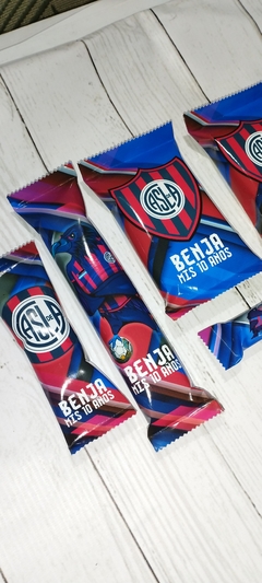 Golosinas Personalizadas para 10 chicos "San Lorenzo" - comprar online