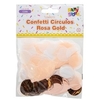 Confetti Circulos Rosa Gold