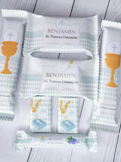 Golosinas Personalizadas para 10 chicos COMUNION NENE en internet