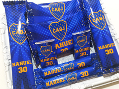 Golosinas Personalizadas Futbol Boca Juniors para 10 chicos - comprar online
