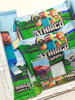 Golosinas Personalizadas Minecraft para 10 chicos - comprar online