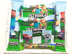 Golosinas Personalizadas Minecraft para 10 chicos - Boom Candy Bar y mas!