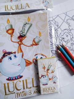 Libritos Personalizados para colorear con 6 lapices en internet