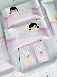 Golosinas Personalizadas para 10 chicos BAUTISMO NENA