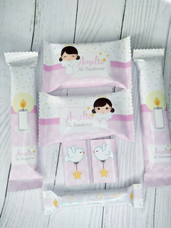 Golosinas Personalizadas para 10 chicos BAUTISMO NENA - comprar online