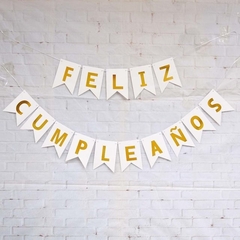Banderin Feliz Cumpleaños (varios colores) en internet