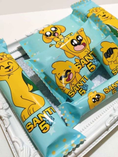 Golosinas Personalizadas para 10 chicos "Diamantito Mikecrack"