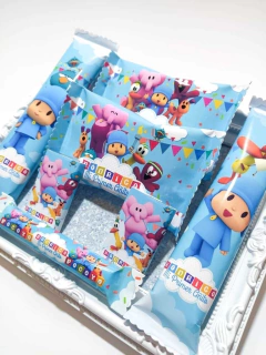 Golosinas Personalizadas para 10 chicos "Pocoyo"