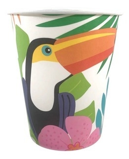 Vaso Polipapel Verano Tucan x6 Unidades