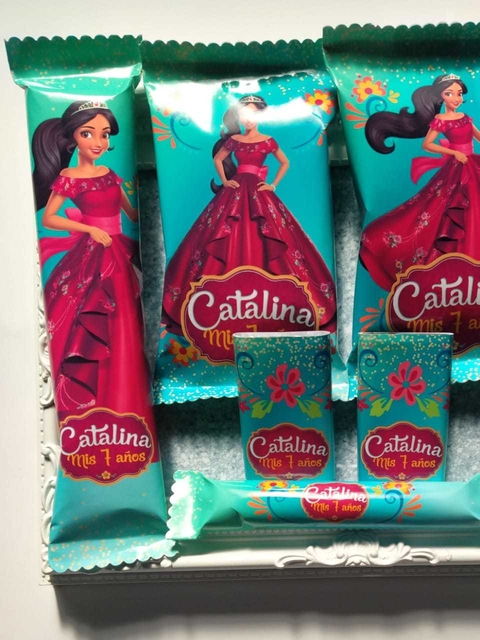 Golosinas Personalizadas Elena de Avalor para 10 chicos