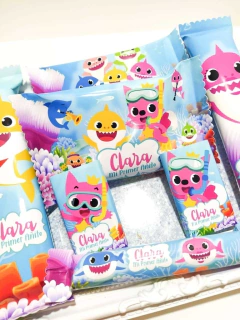 Golosinas Personalizadas "BABY SHARK" para 10 chicos - comprar online