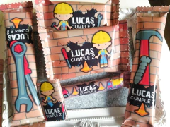 Golosinas Personalizadas Herramientas para 10 chicos en internet