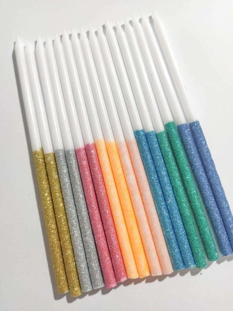 VELA LARGA GIBRE BICOLOR