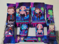 Golosinas Personalizadas para 10 chicos "Guardianes de la Galaxia" - Boom Candy Bar y mas!