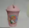 Vaso Tematico con tapa y sorbete