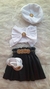 Conjunto Black and White - Cuatro Piezas