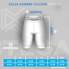 Calza Ciclismo Clasica roja hombre - tienda online