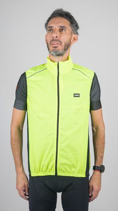 Chaleco Rompeviento de Ciclismo Fluo