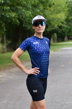 Remera mesh Argentina Mujer