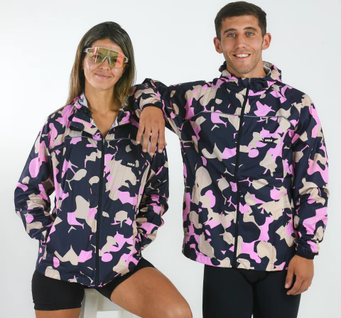 Campera Rompeviento unisex Rosa - comprar online