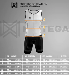Enterito trisuit Triatlon Argentina hombre - Mistega