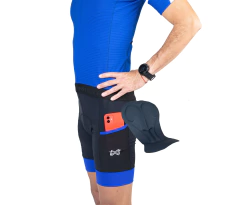 Calza Ciclismo Clasica Azul Hombre - comprar online