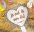 PLACA PARA CASAMENTO CORAÇÃO