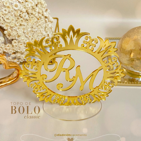 TOPO DE BOLO CLASSIC BRASÃO