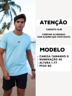 CAMISETA SAPÊ TEXTURIZADA - AZUL BEBÊ na internet