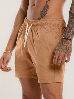 SHORT SARJA SAPÊ - CARAMELO
