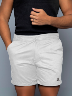 SHORT ALFAIATARIA GRÉCIA - BRANCO - comprar online