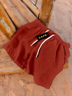 SHORT LINHO MASCULINO - TERRACOTA