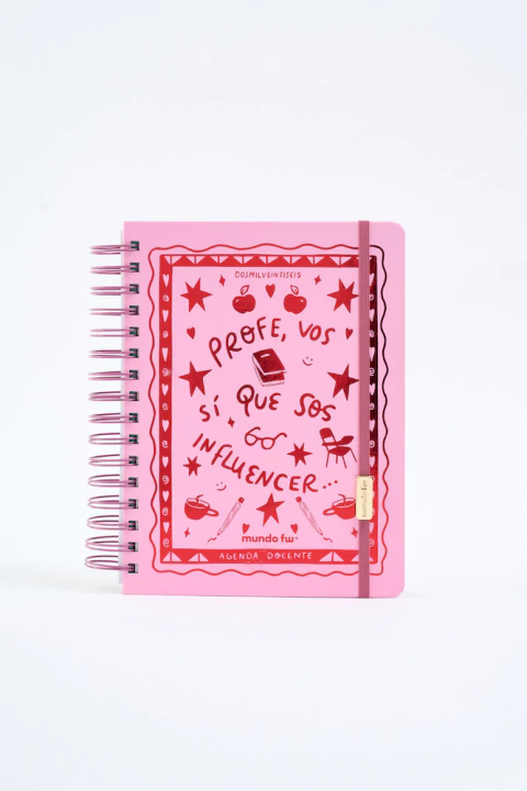 Agenda semanal docente FW 2026 Influencers - comprar online