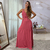 Vestido longo alcinha tecido viscolycra Cores - Anna - comprar online