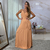 Vestido longo alcinha tecido viscolycra Cores - Anna - loja online