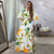 Vestido longo Kaftan no tecido fluity estampa floral - Cátia - loja online