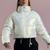 Jaqueta cropped puffer tecido nylon - Jordana